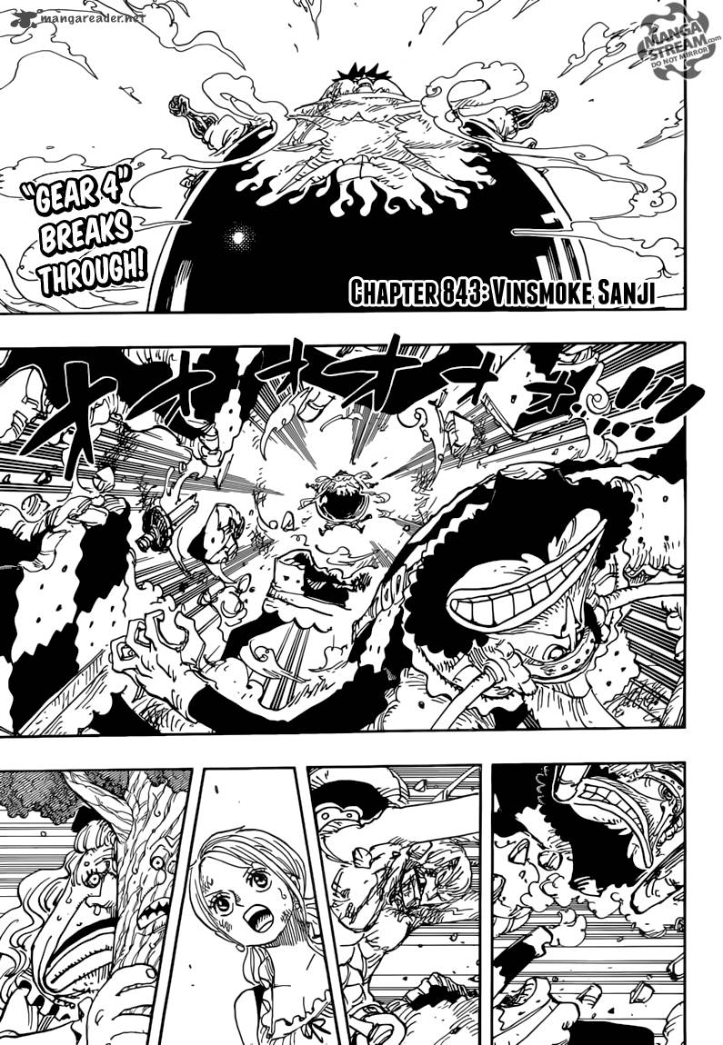 One Piece, Chapter 843 image 001
