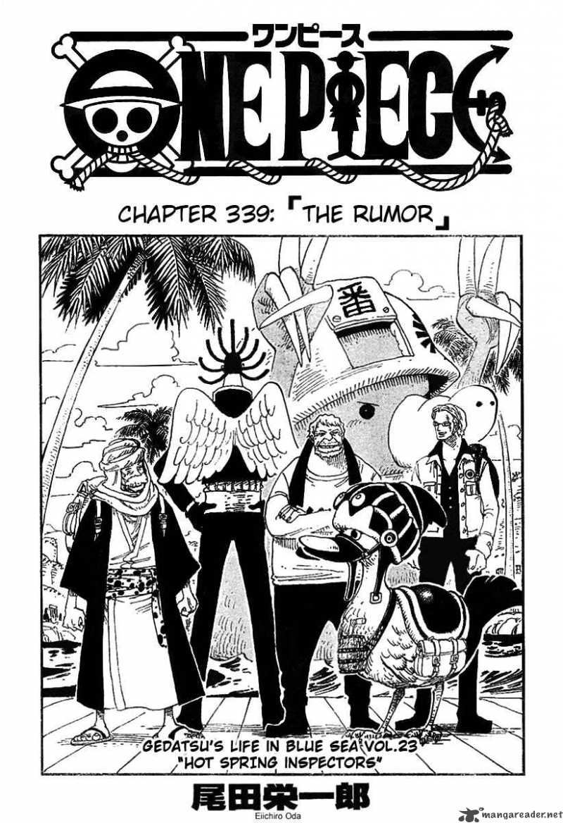 One Piece, Chapter 339 - image 001