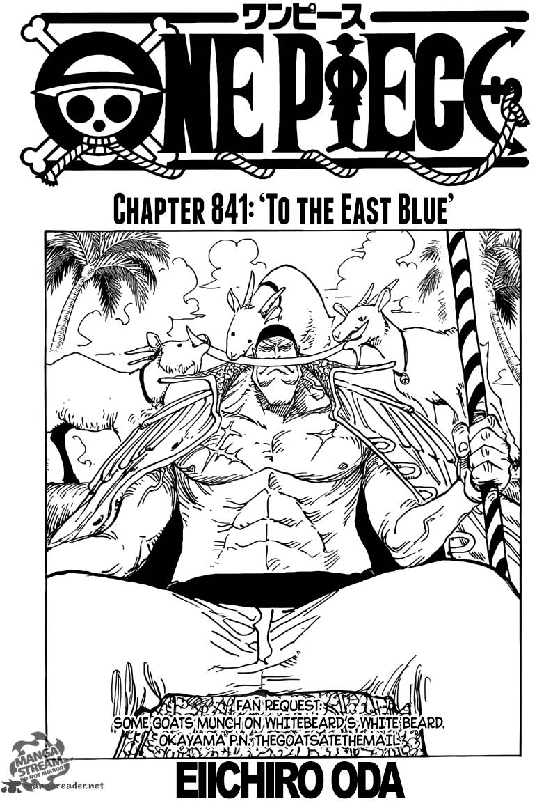 One Piece, Chapter 841 image 001