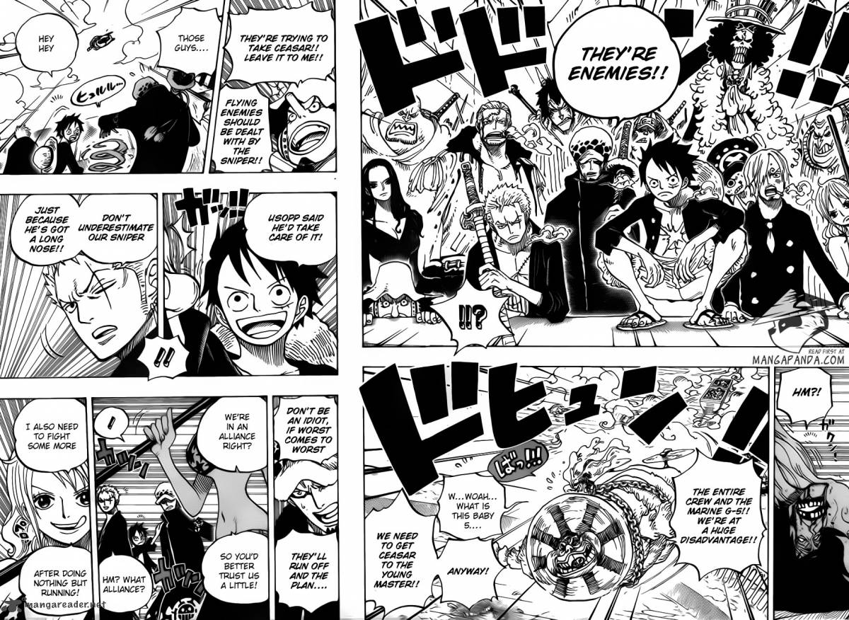 One Piece, Chapter 695 image 011