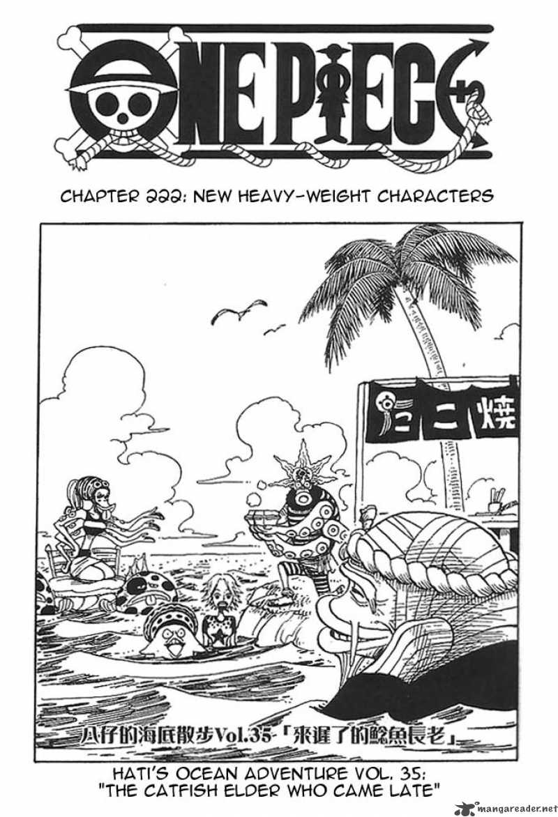 One Piece, Chapter 222 image 001
