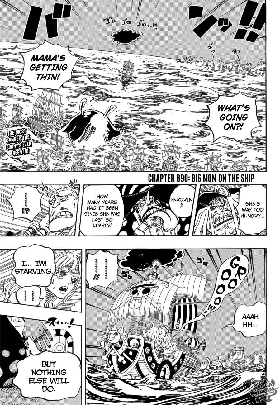 One Piece, Chapter 890 image 003