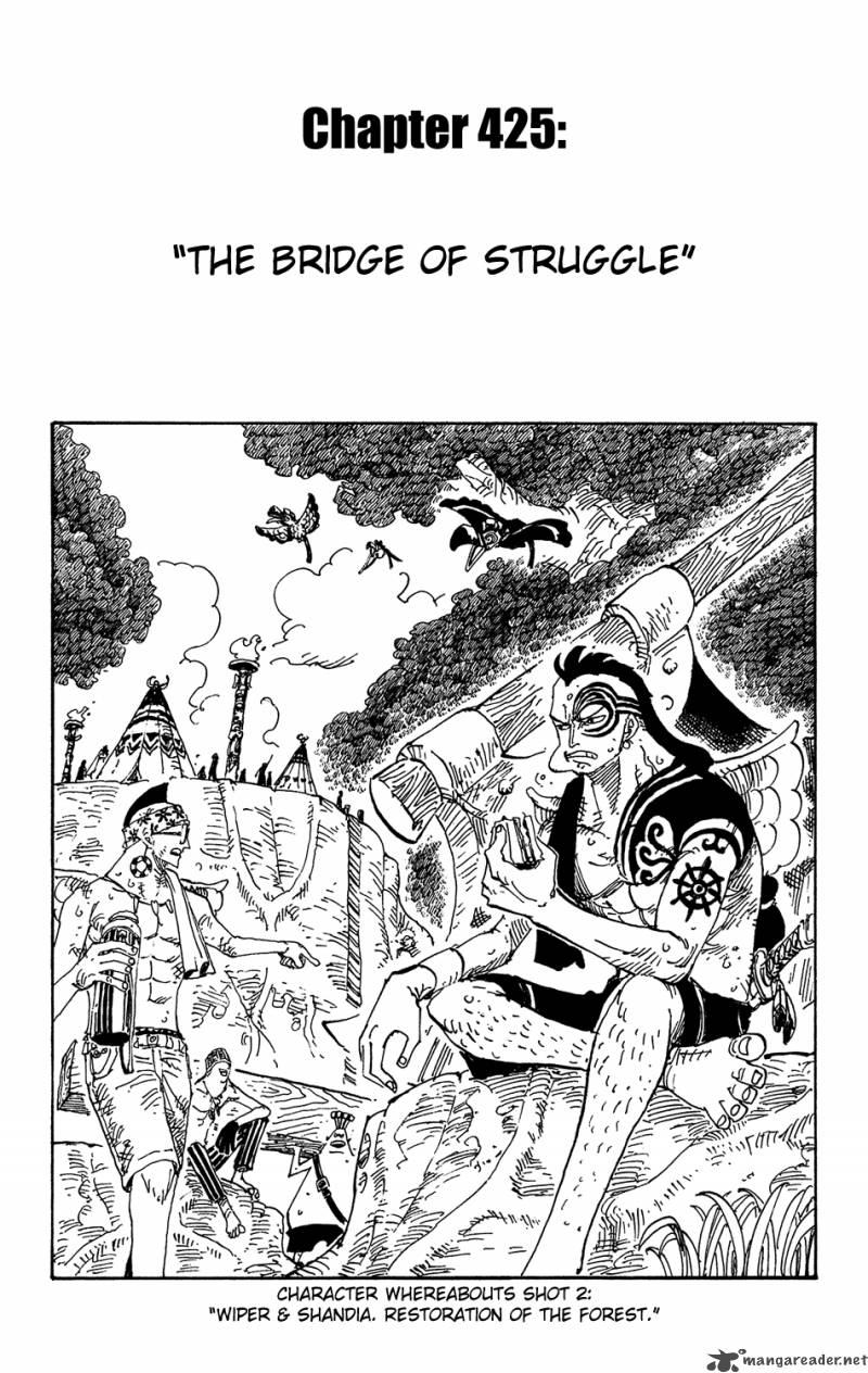 One Piece, Chapter 425 image 001