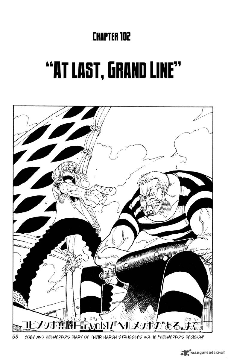 One Piece, Chapter 102 image 001