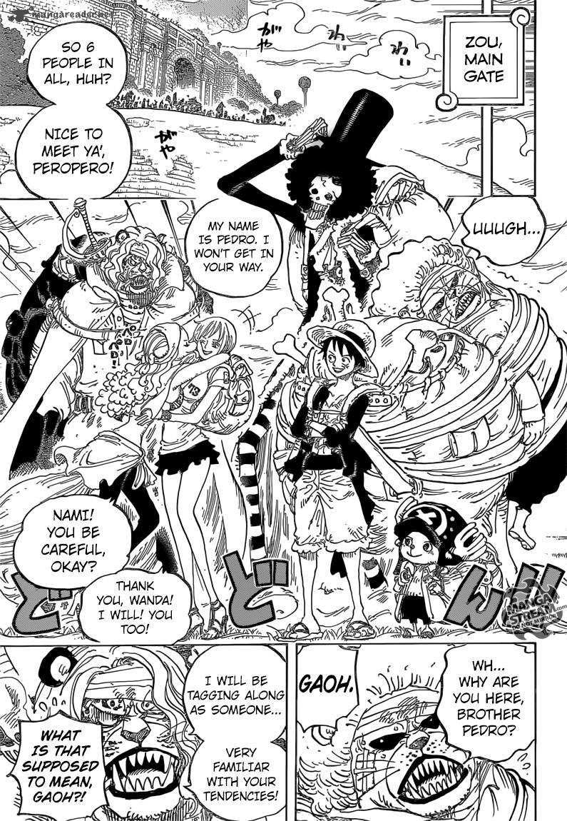 One Piece, Chapter 822 image 015
