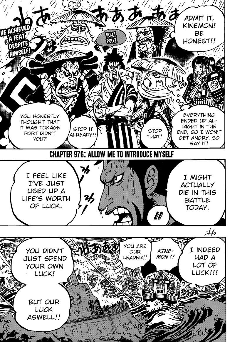 One Piece, Chapter 976 image 003