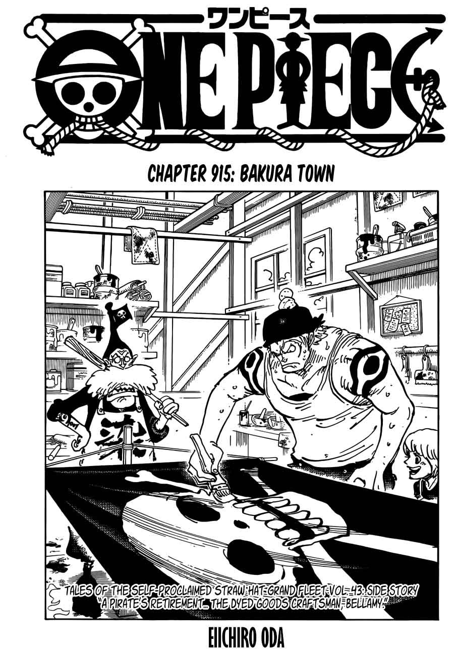 One Piece, Chapter 915 image 001
