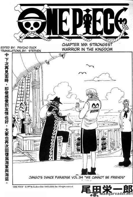 One Piece, Chapter 169 image 001