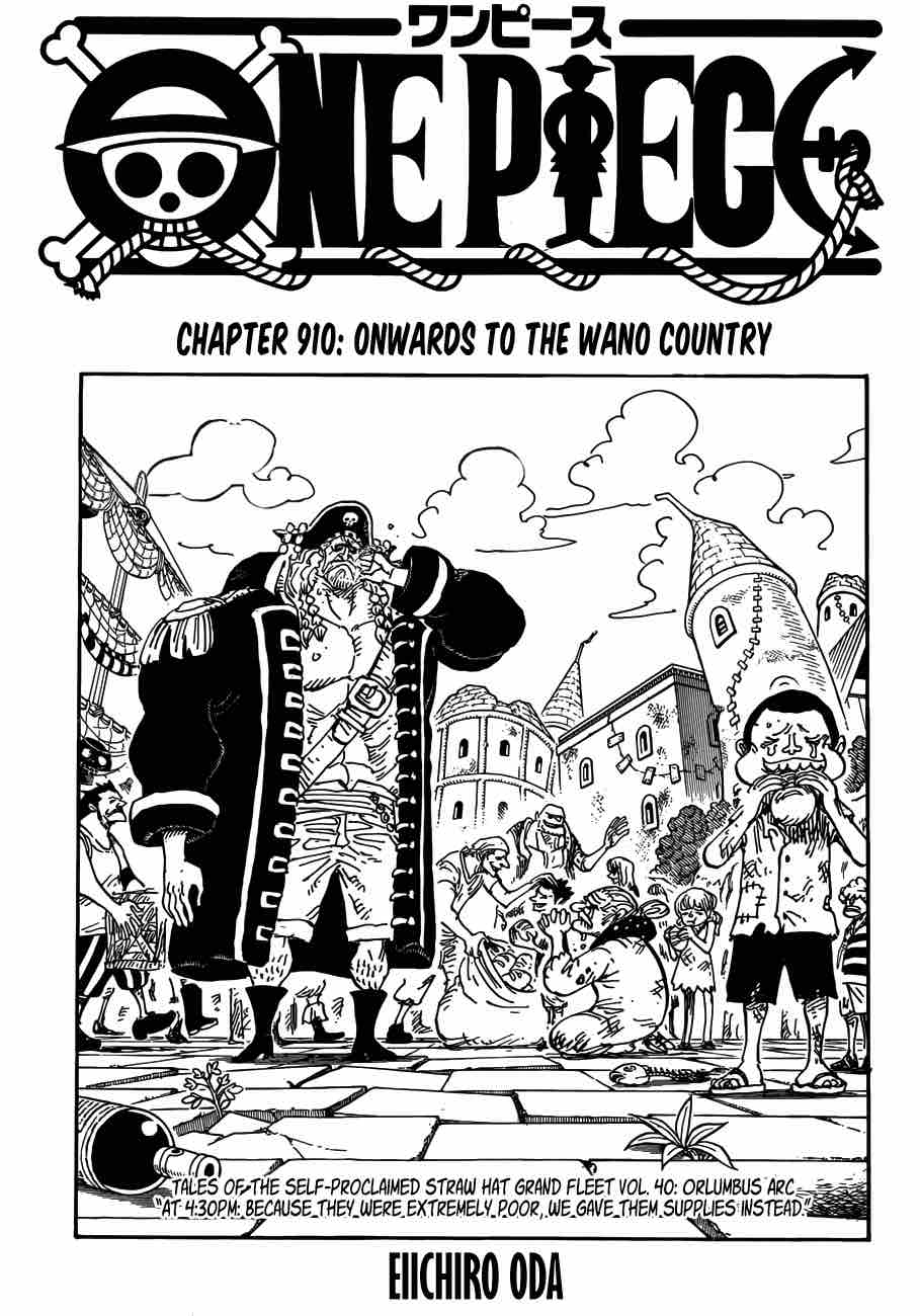 One Piece, Chapter 910 image 001