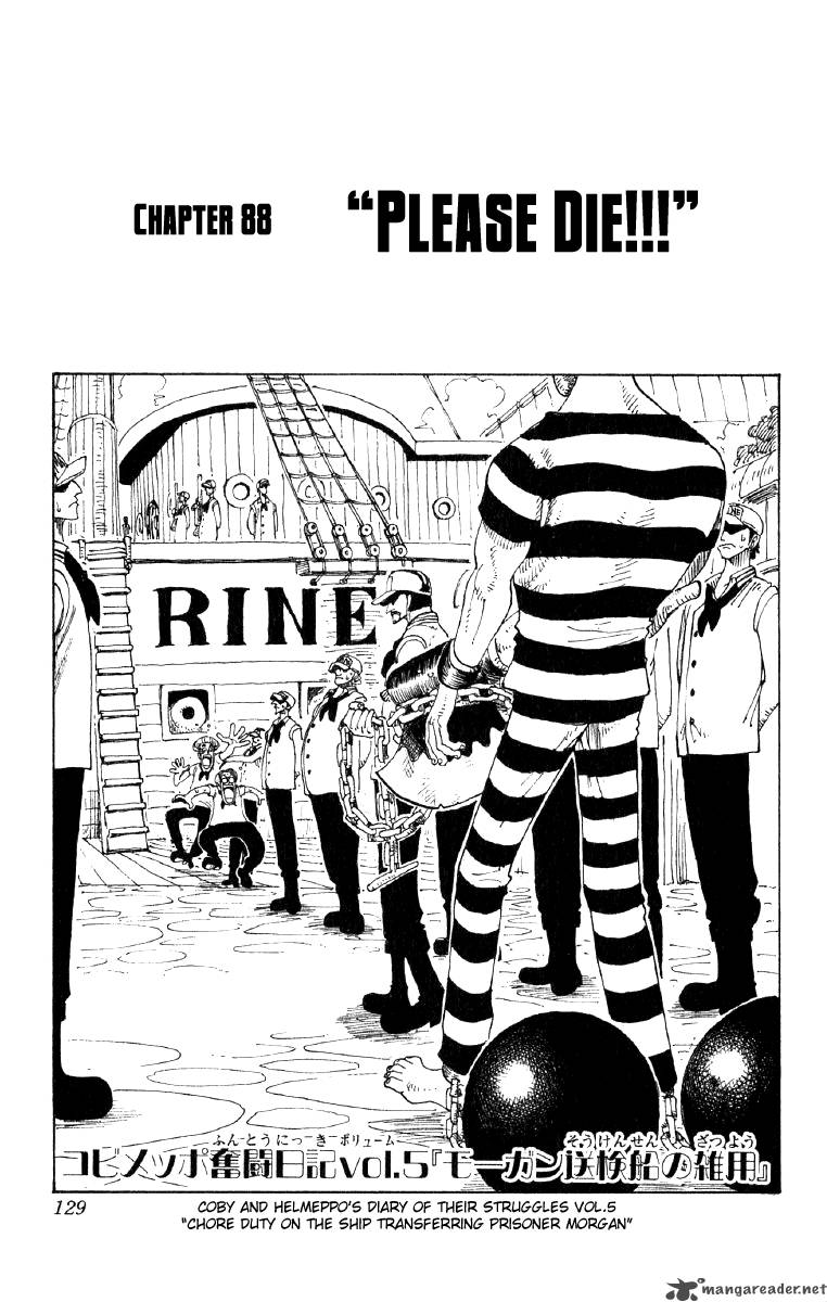 One Piece, Chapter 88 image 001