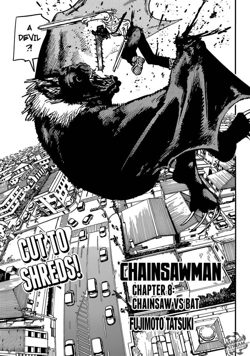 Chainsaw Man, Chapter 8 - Chainsaw vs Bat image 001