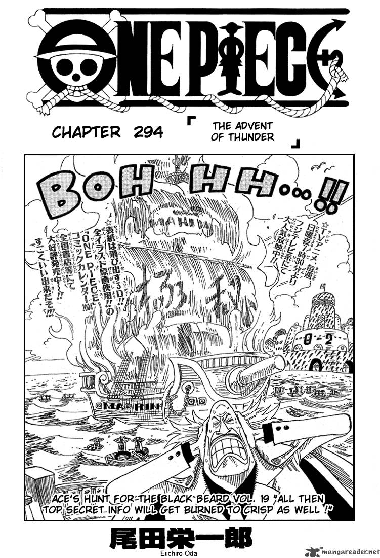 One Piece, Chapter 294 image 001