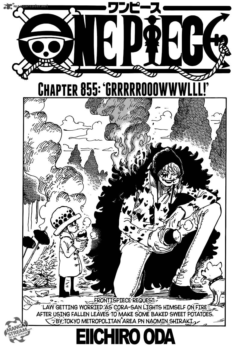 One Piece, Chapter 855 image 001