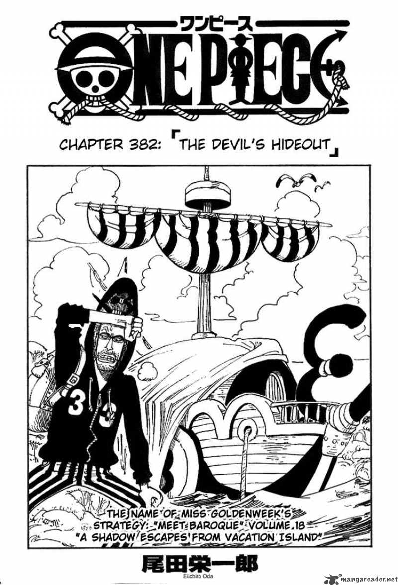 One Piece, Chapter 382 image 001