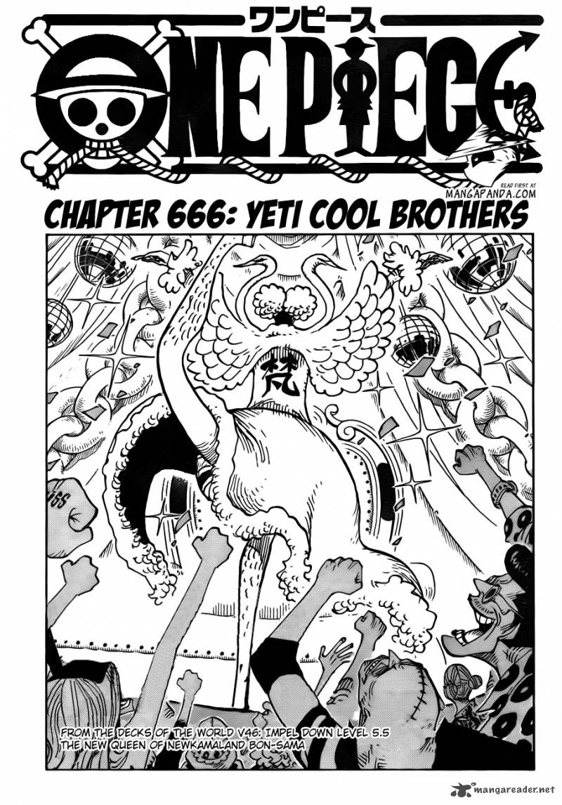 One Piece, Chapter 666 image 001