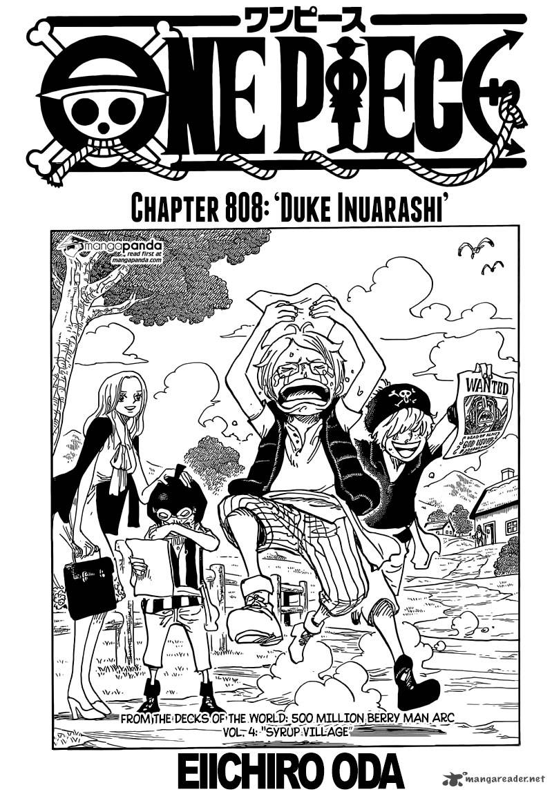 One Piece, Chapter 808 image 001