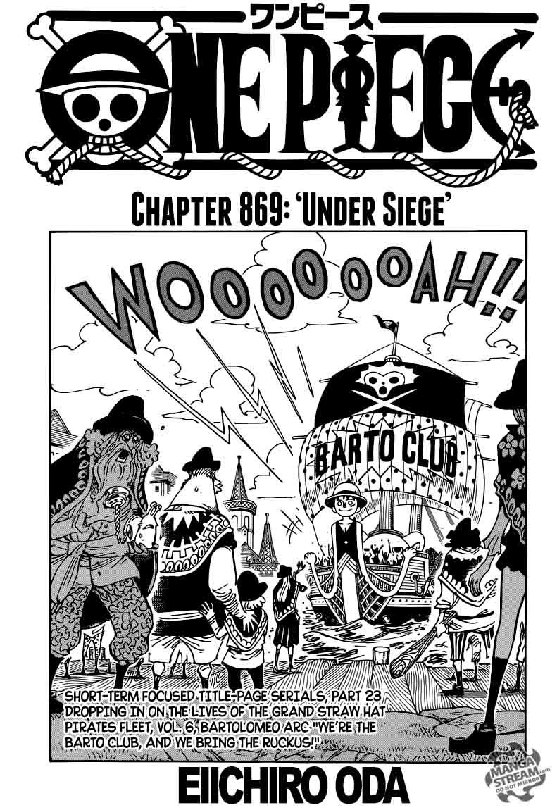One Piece, Chapter 869 image 001