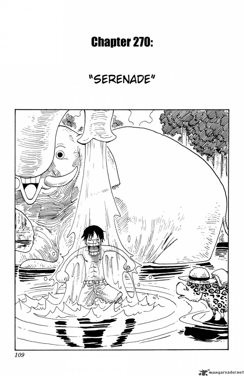 One Piece, Chapter 270 image 001