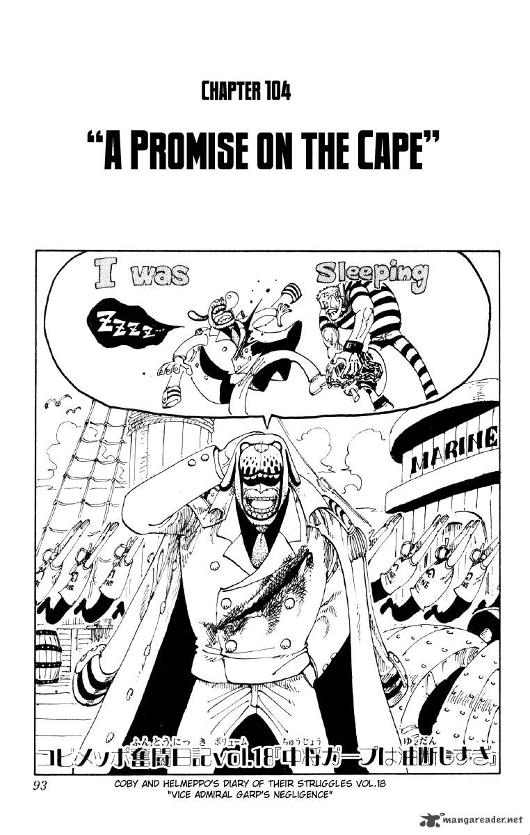 One Piece, Chapter 104 image 001