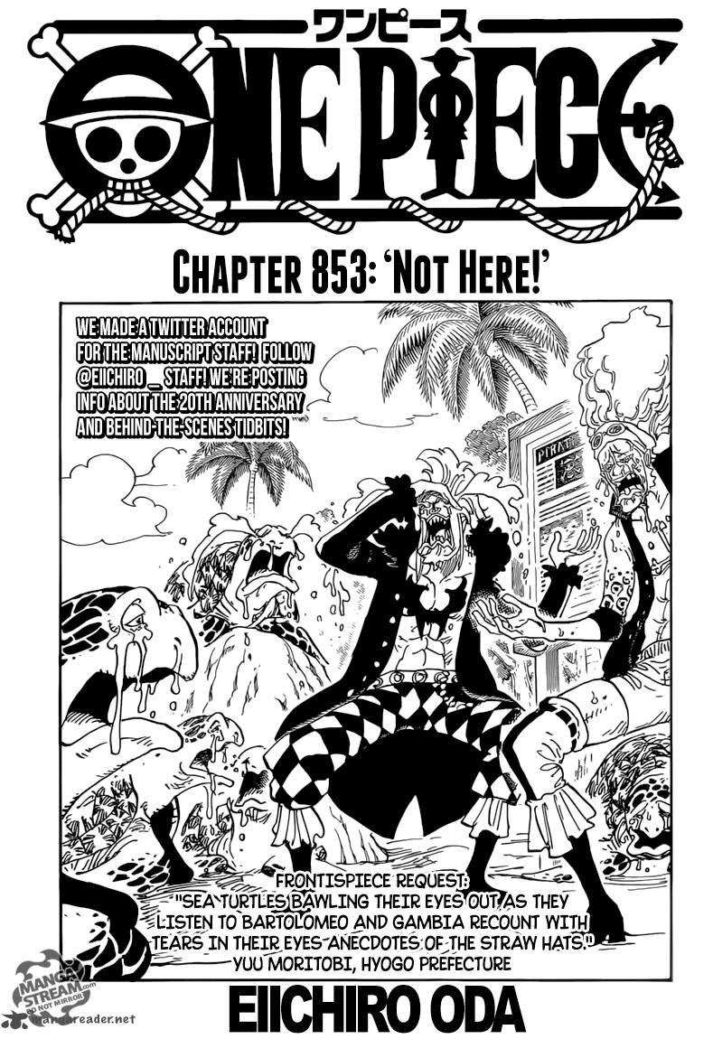 One Piece, Chapter 853 image 001