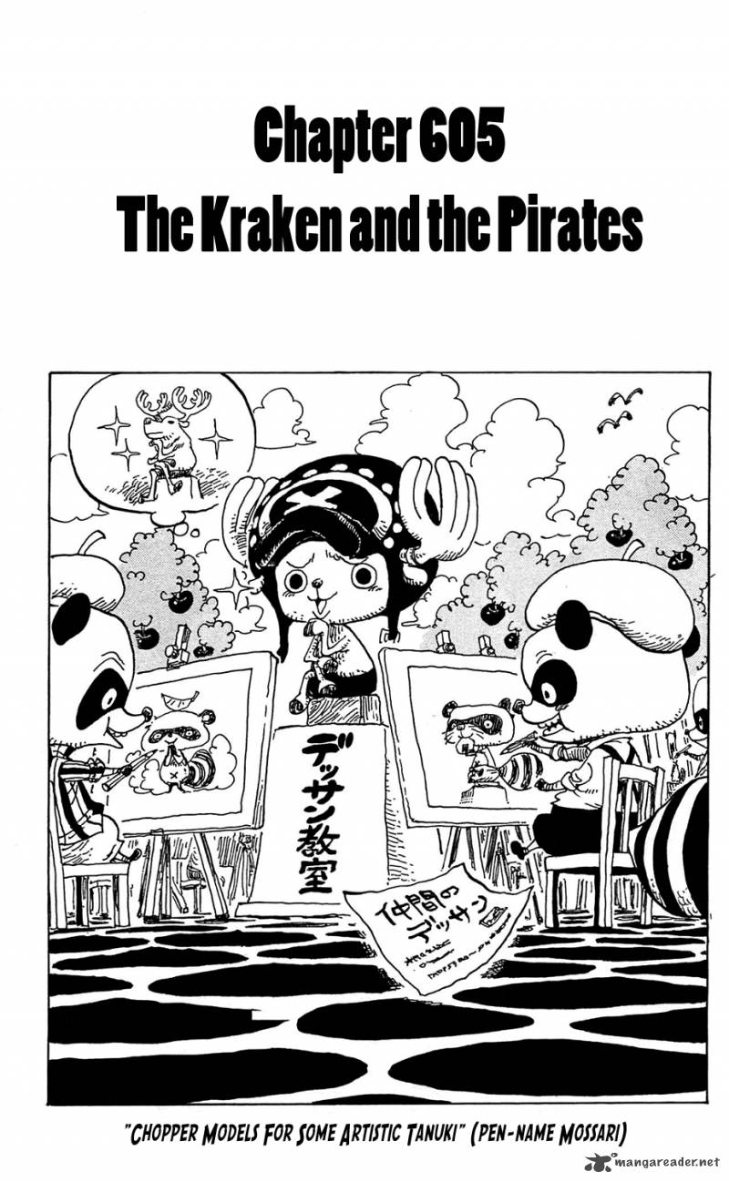 One Piece, Chapter 605 image 001
