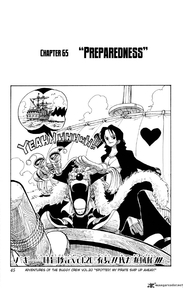 One Piece, Chapter 65 image 001