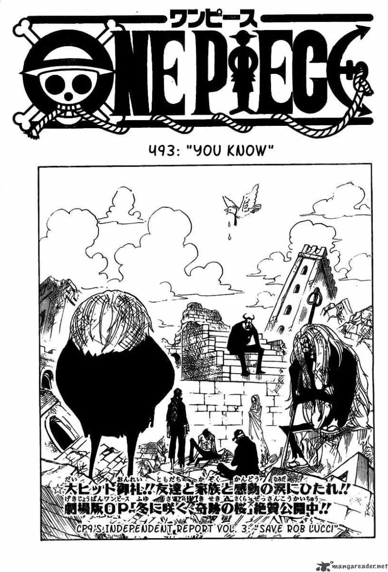 One Piece, Chapter 493 image 001