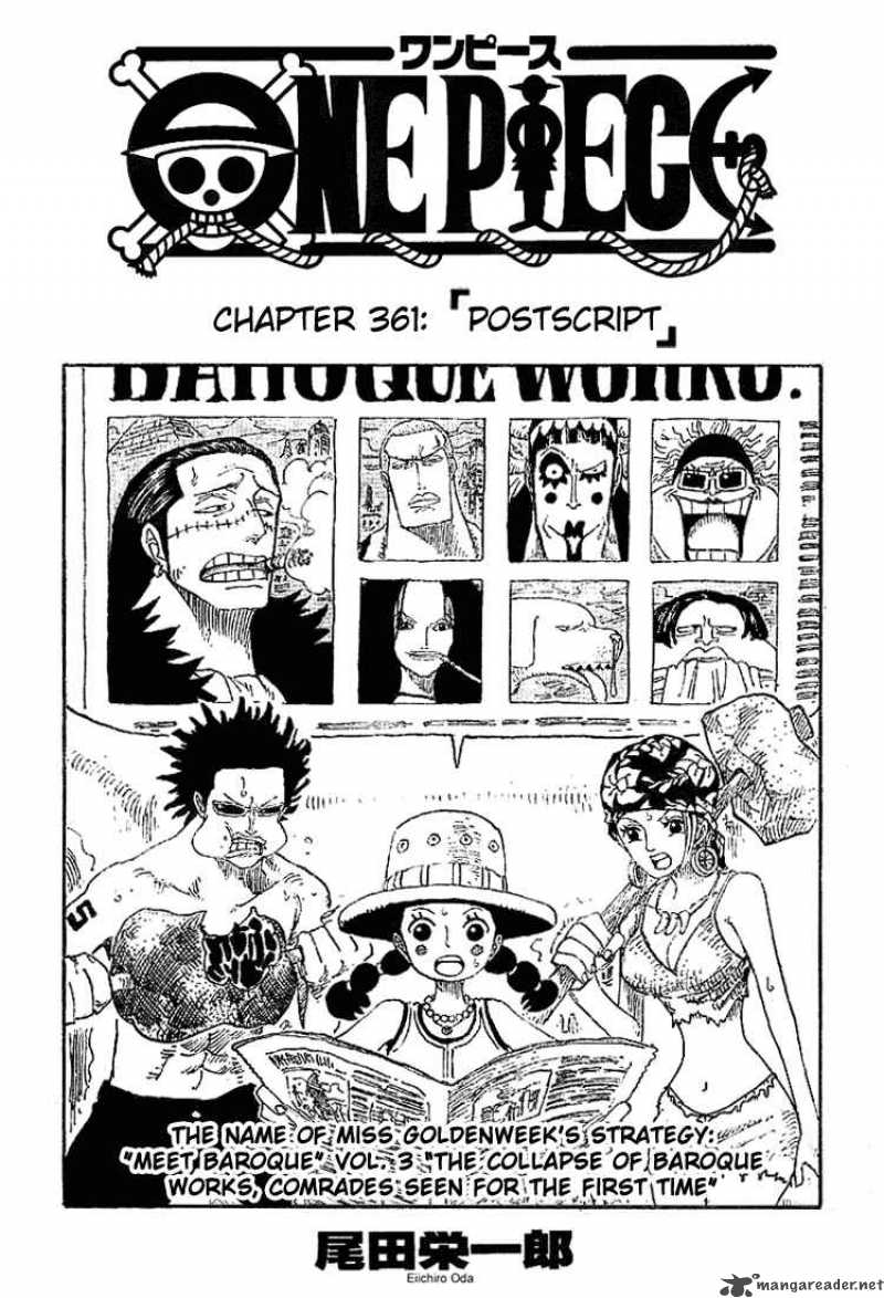 One Piece, Chapter 361 image 001