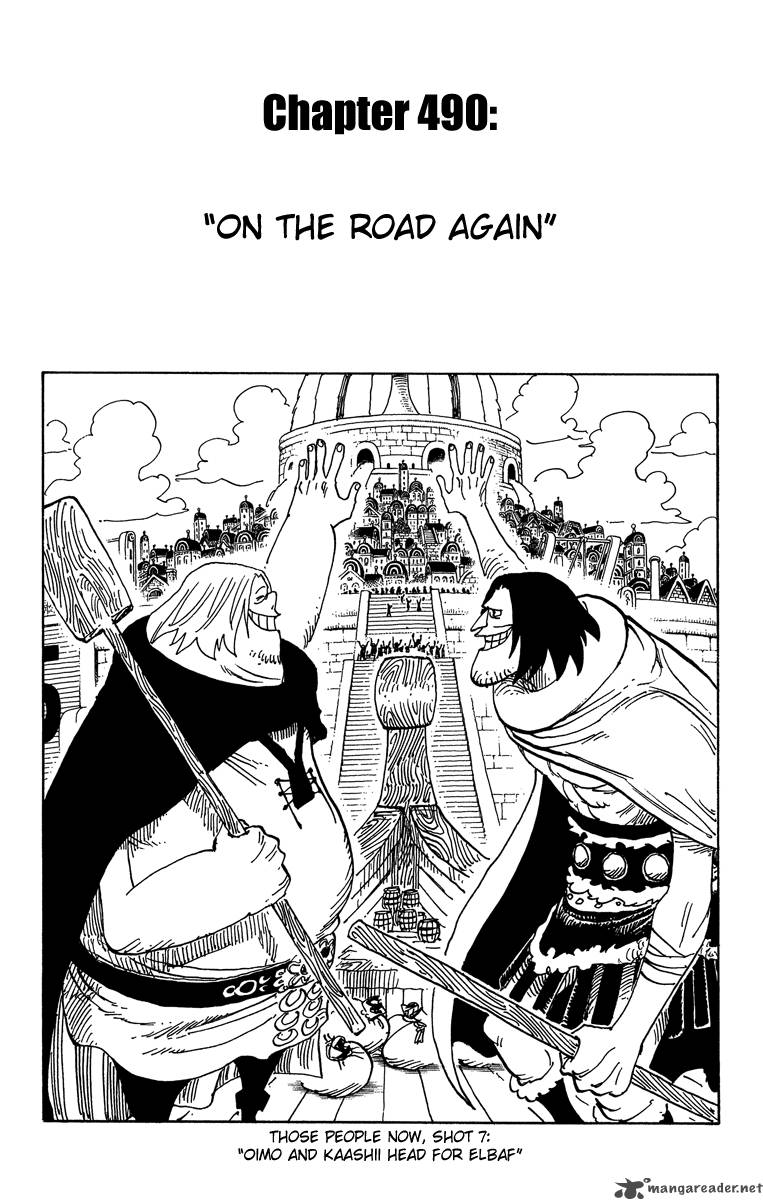 One Piece, Chapter 490 image 001