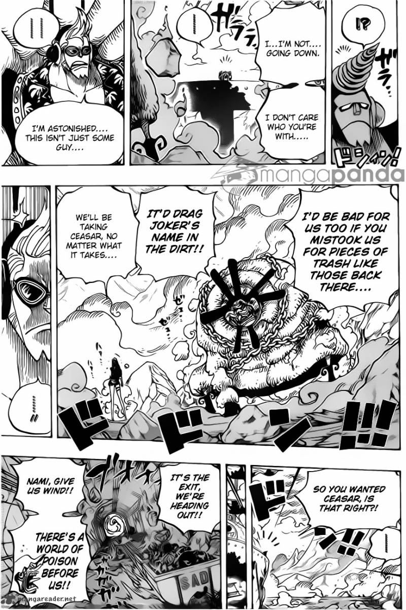 One Piece, Chapter 695 image 008