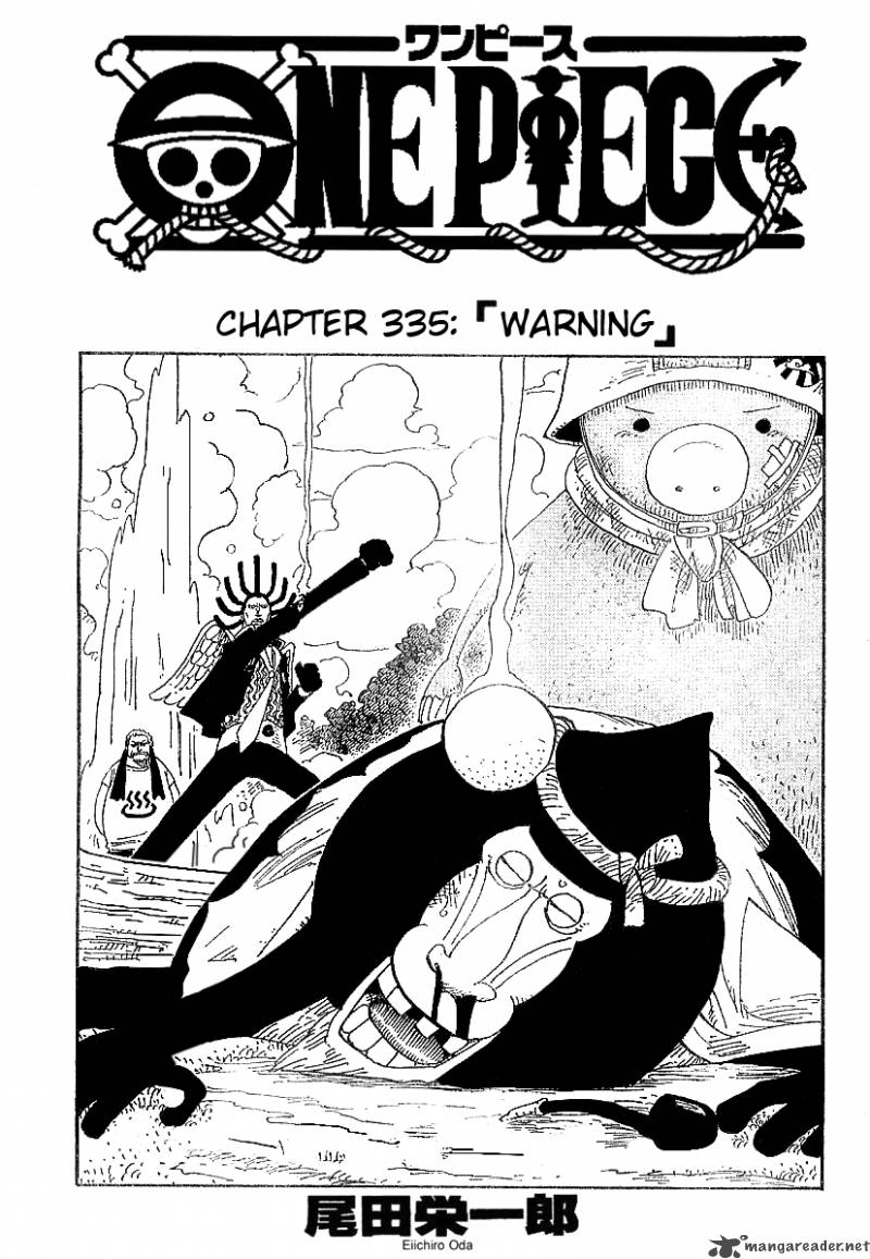 One Piece, Chapter 335 image 001