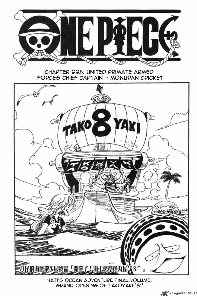One Piece, Chapter 228 image 001
