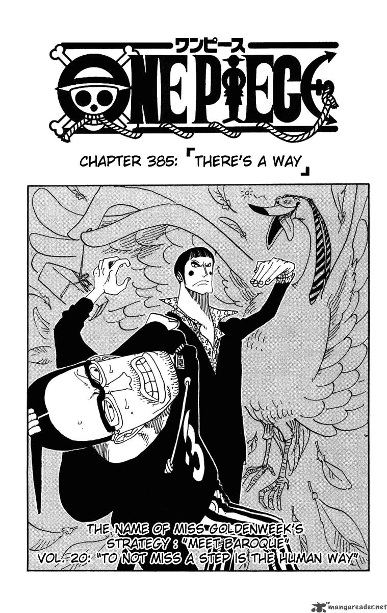 One Piece, Chapter 385 image 001