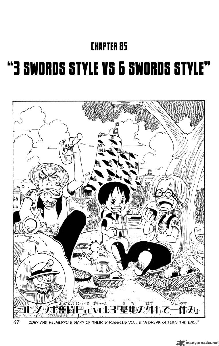 One Piece, Chapter 85 image 001