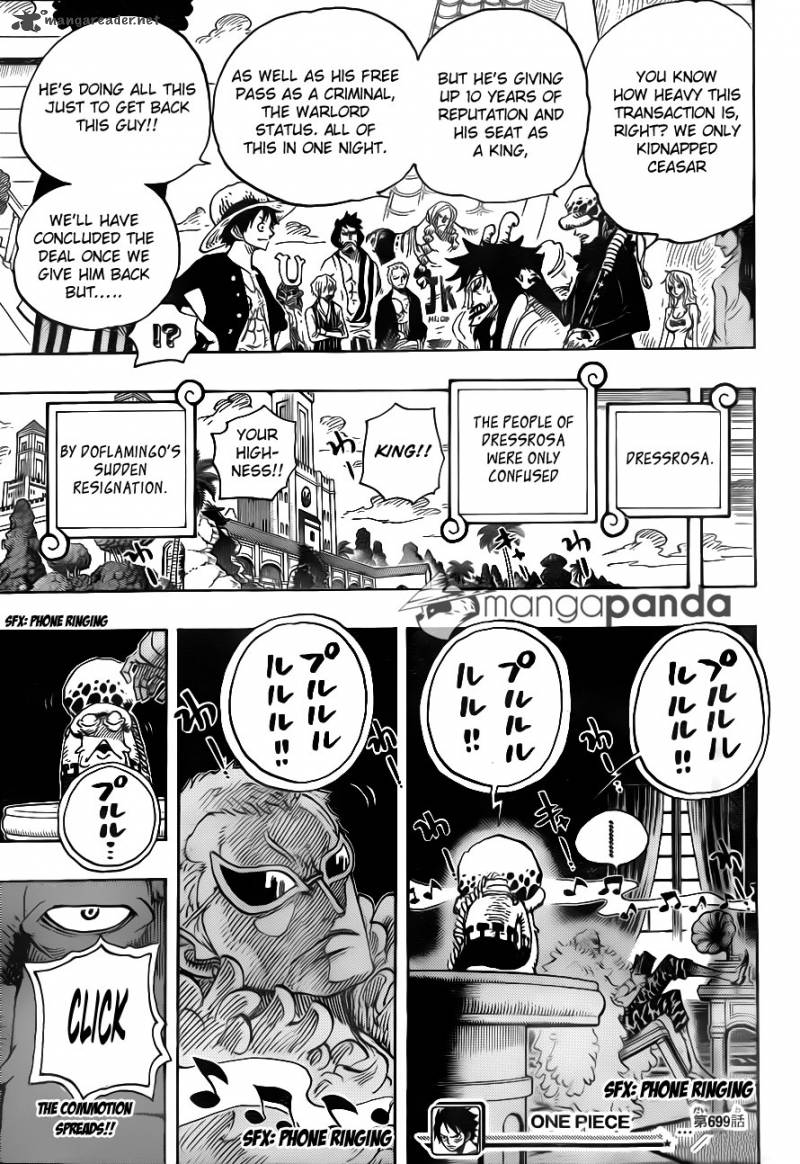One Piece, Chapter 699 image 019