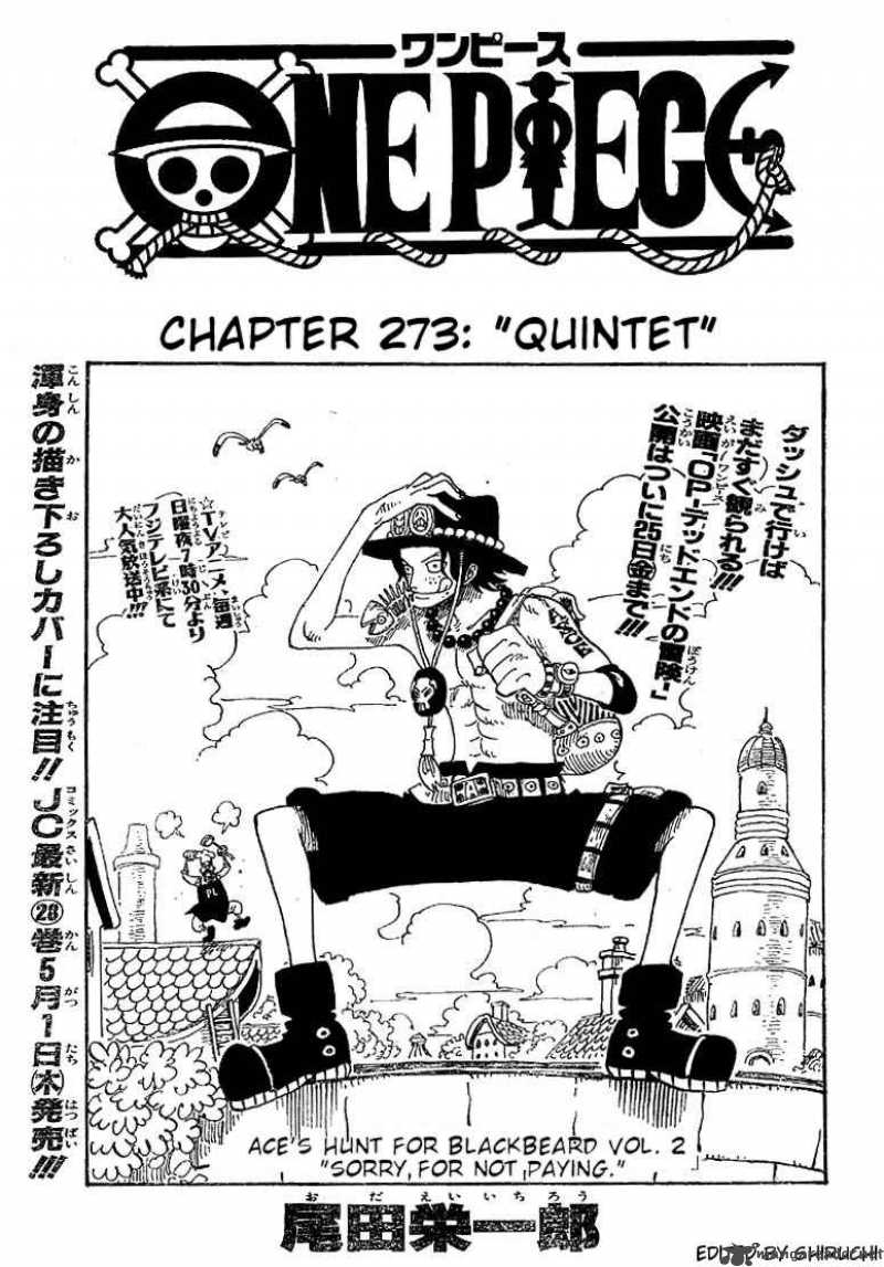 One Piece, Chapter 273 image 001