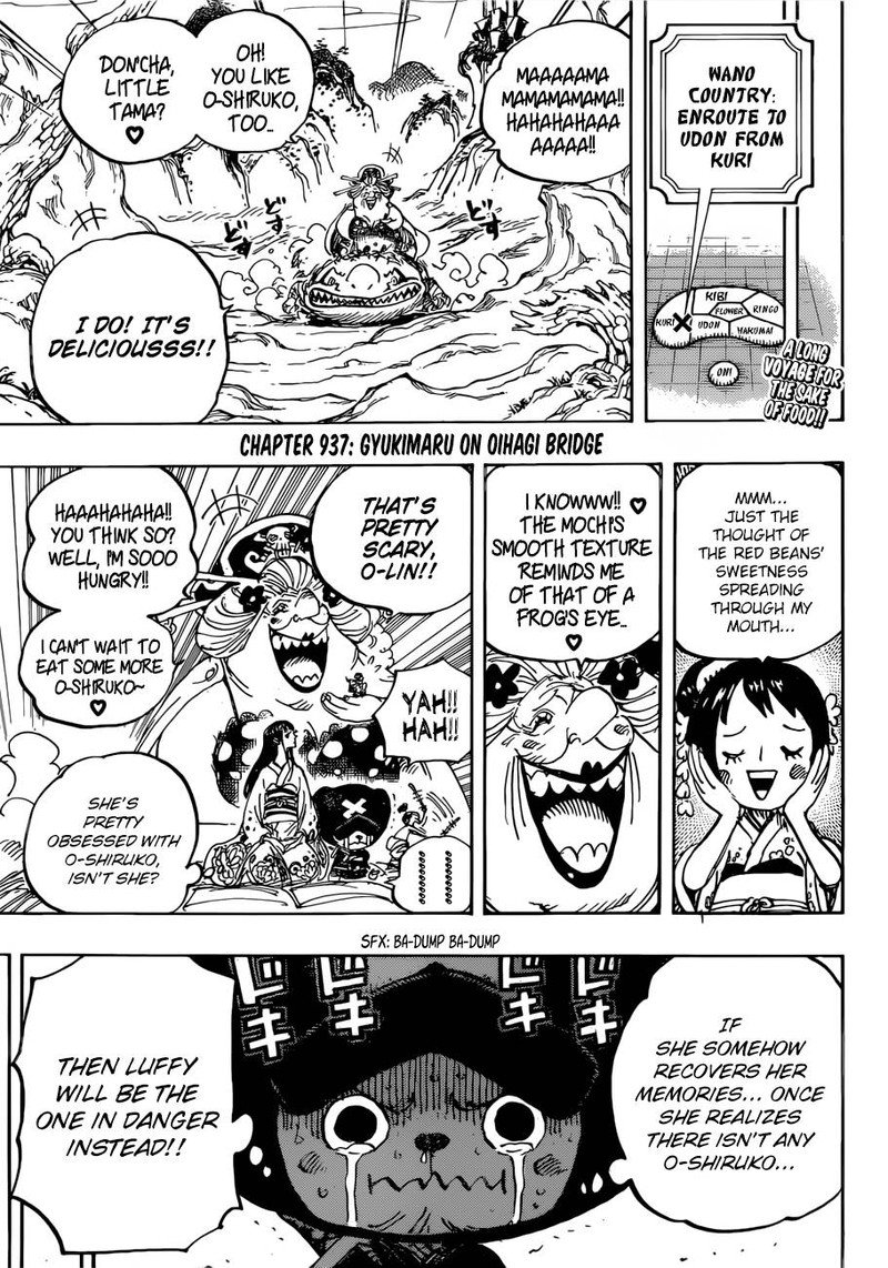 One Piece, Chapter 937 image 003