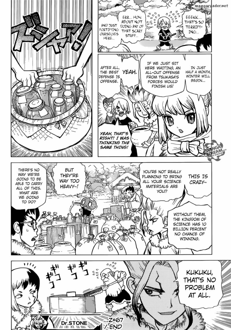 Dr Stone Chapter 67 Dr Stone Manga Online