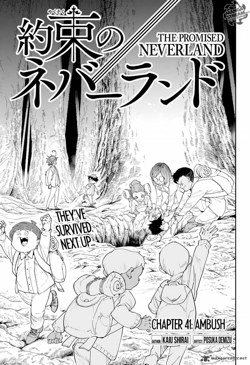 The Promised Neverland Chapter 41 The Promised Neverland Manga Online