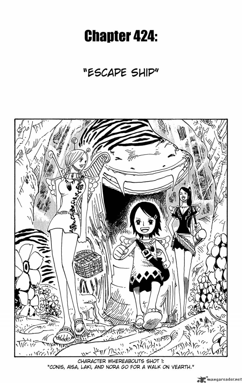 One Piece, Chapter 424 image 001