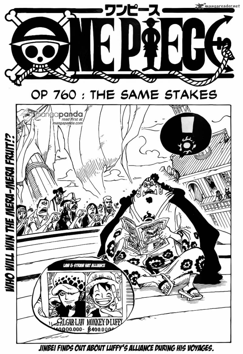 One Piece, Chapter 760 image 001