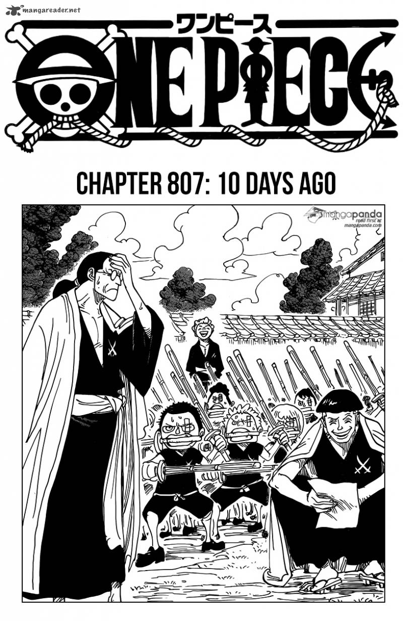 One Piece, Chapter 807 image 001