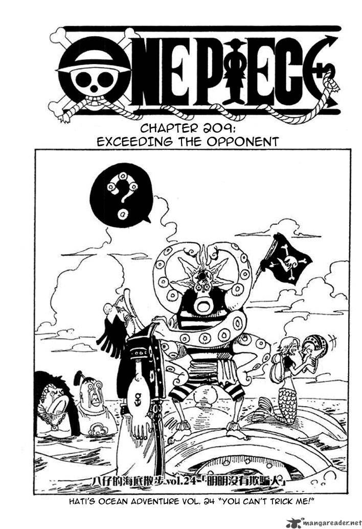 One Piece, Chapter 209 image 001