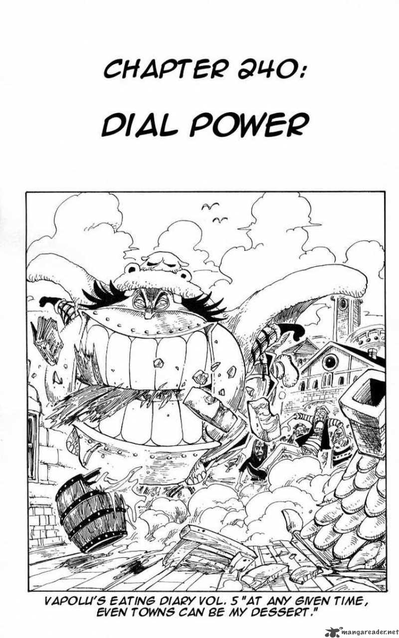 One Piece, Chapter 240 image 001