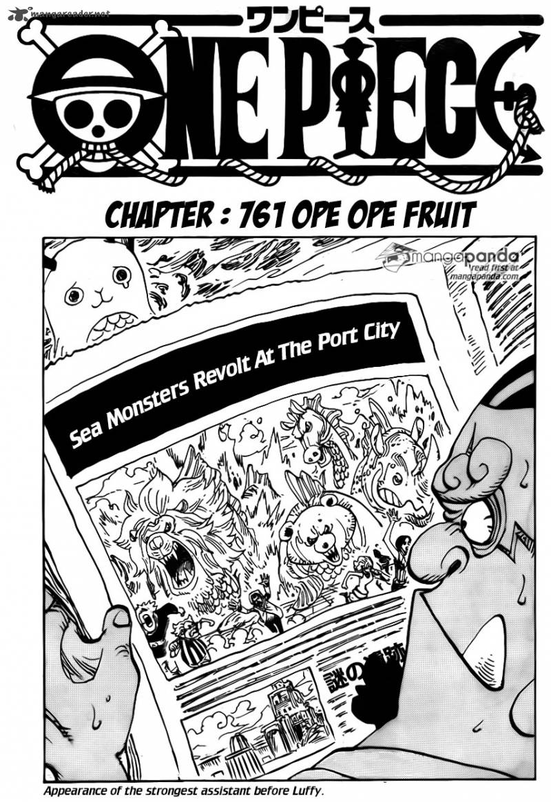 One Piece, Chapter 761 image 001