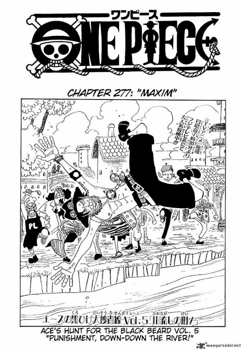 One Piece, Chapter 277 image 001