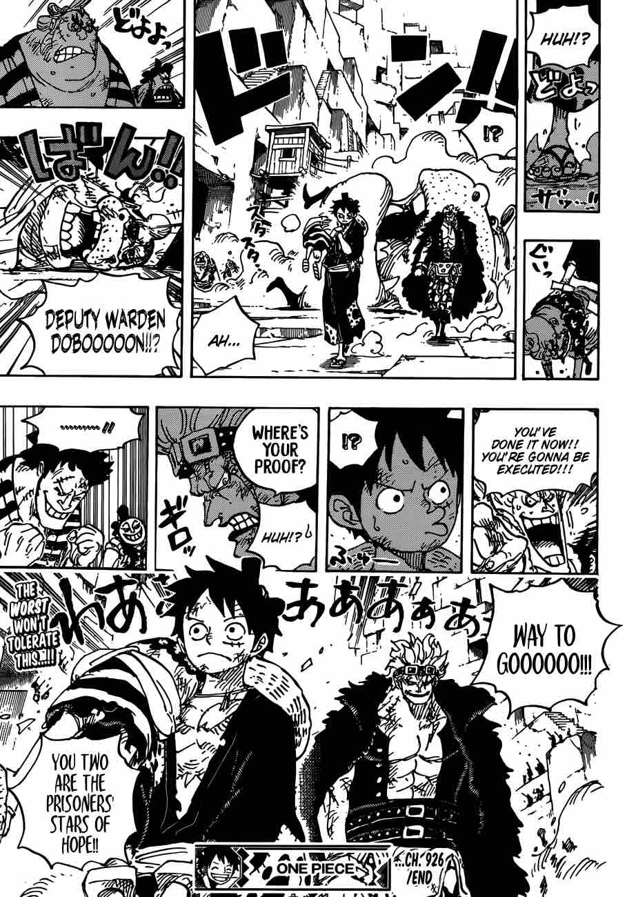 One Piece, Chapter 926 image 017
