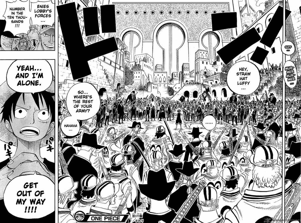 One Piece, Chapter 377 image 016