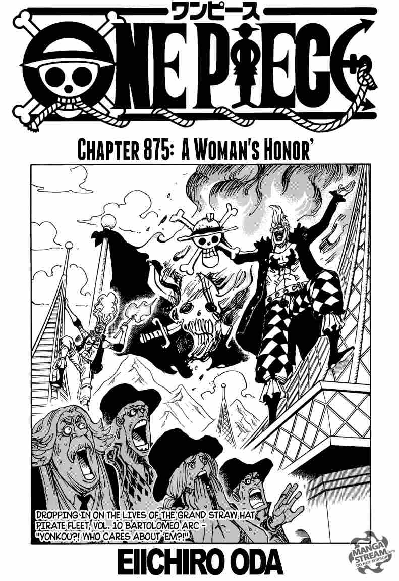 One Piece, Chapter 875 image 001