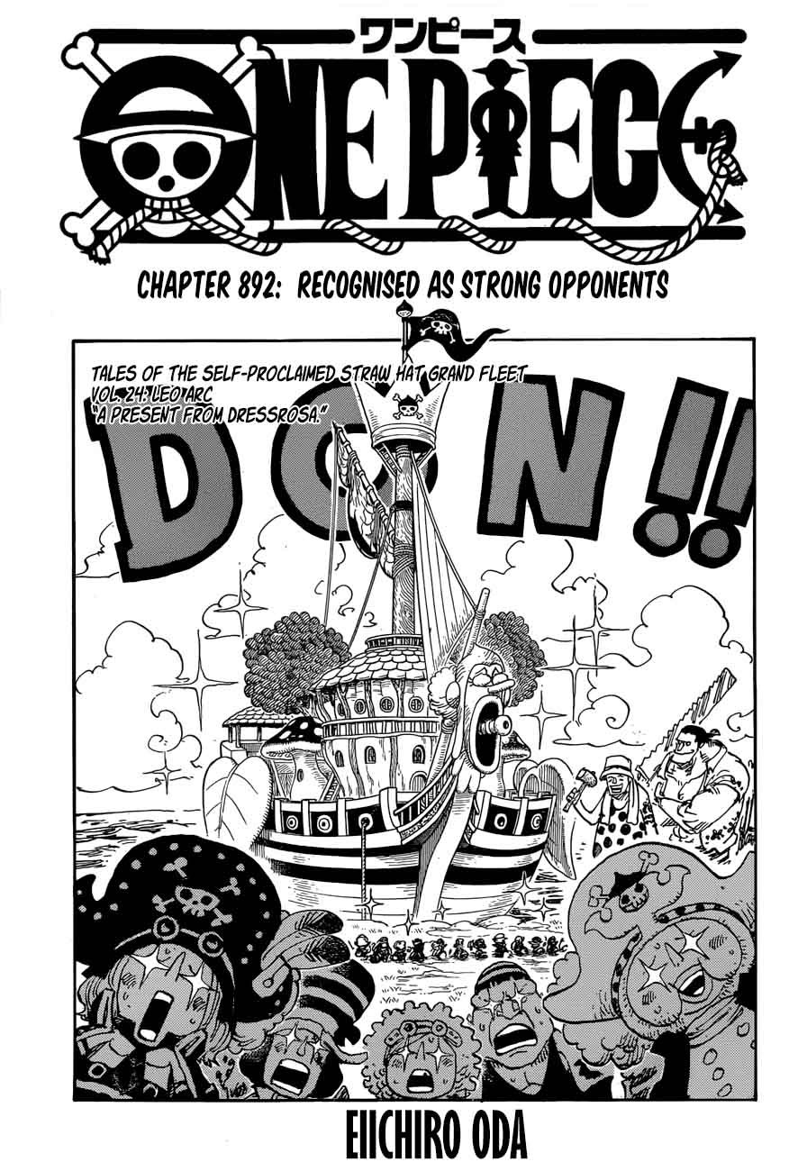 One Piece, Chapter 892 image 001